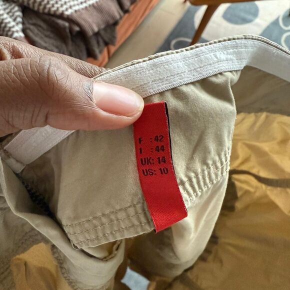 Utility cargo mini strapless dress US size 10 - Picture 3 of 3